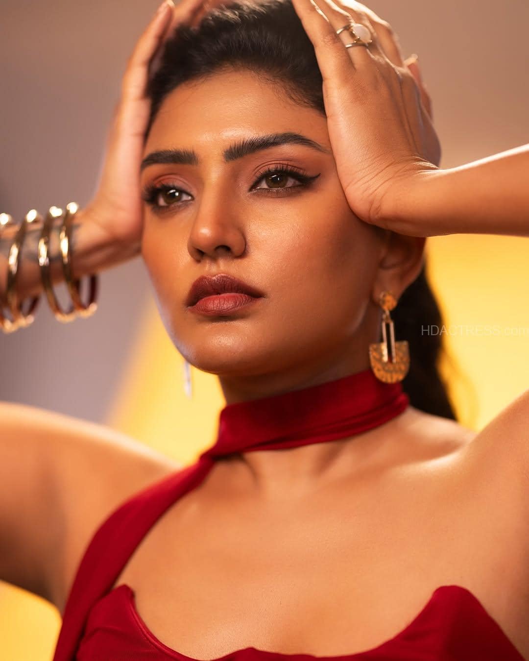 Eesha Rebba Slays in Strapless Red Slit Gown - Image 4 Eesha Rebba Slays in Strapless Red Slit Gown - Image 4