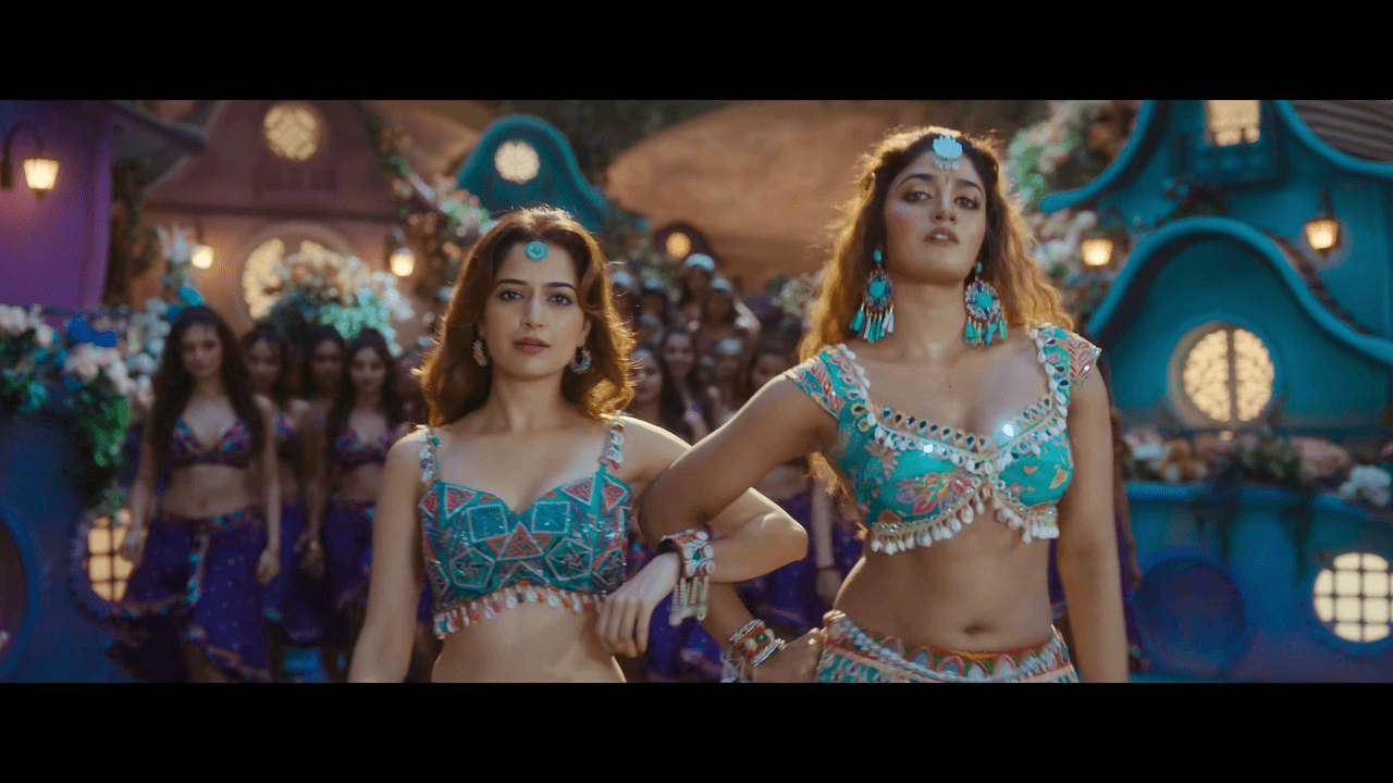 Ashika Ranganath & Dimple Hayathi Sexiest Navel Show Song Photos Going Viral Online