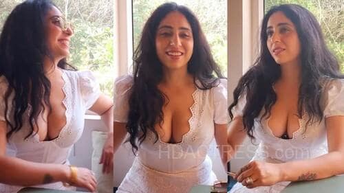 Neha Bhasin Serves Glam in a Deep-Plunge White Lace Corset Top – Viral Photo Gallery