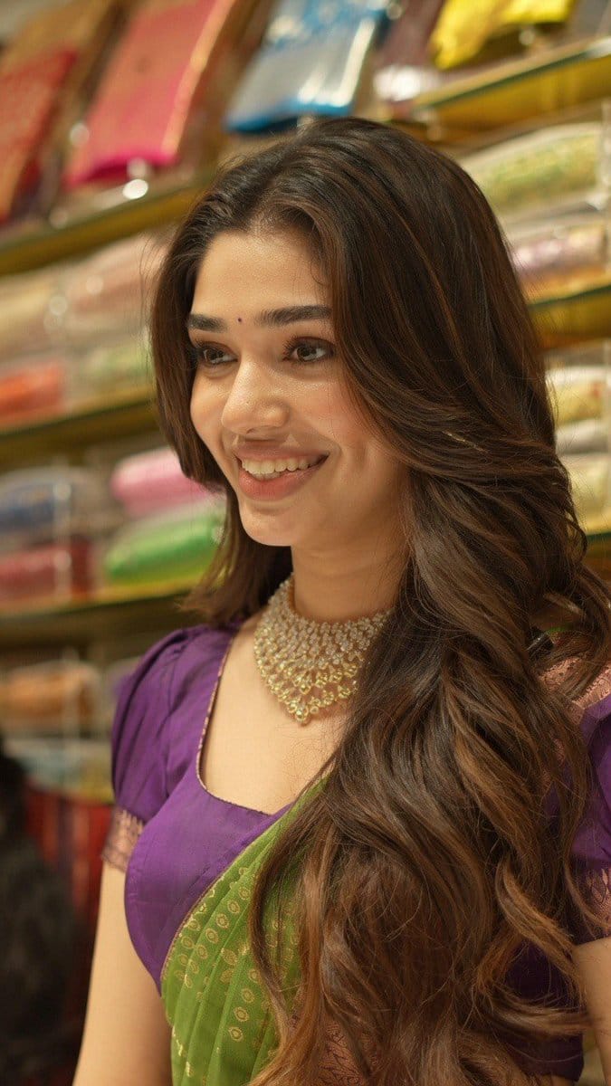 Gorgeous Krithi Shetty on a store launch event recently. ❤️ #KrithiShetty