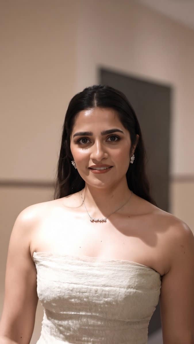 Rukmini Vasanth in a gorgeous appearance for the #ToxicTheMovie trailer launch event. ❤️ #RukminiVasanth